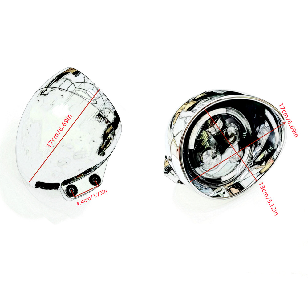 Универсальная ретро-фара для м – обзор и цена Universal Motorcycle Led Headlight Projector