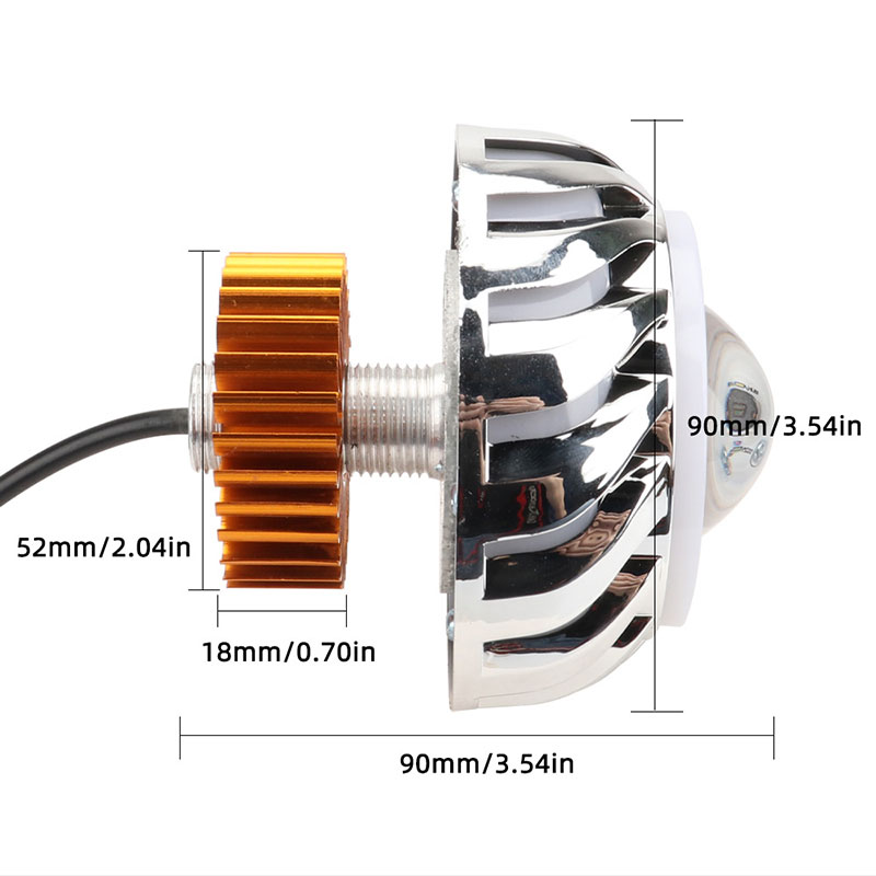 1 шт., автомобильная мотоцикле – обзор и цена Universal Motorcycle Led Headlight Projector